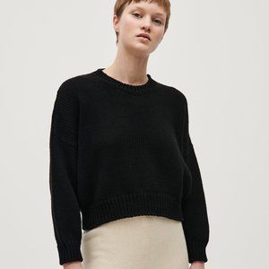 NWOT Babaa No.14 Cropped Sweater in Black
